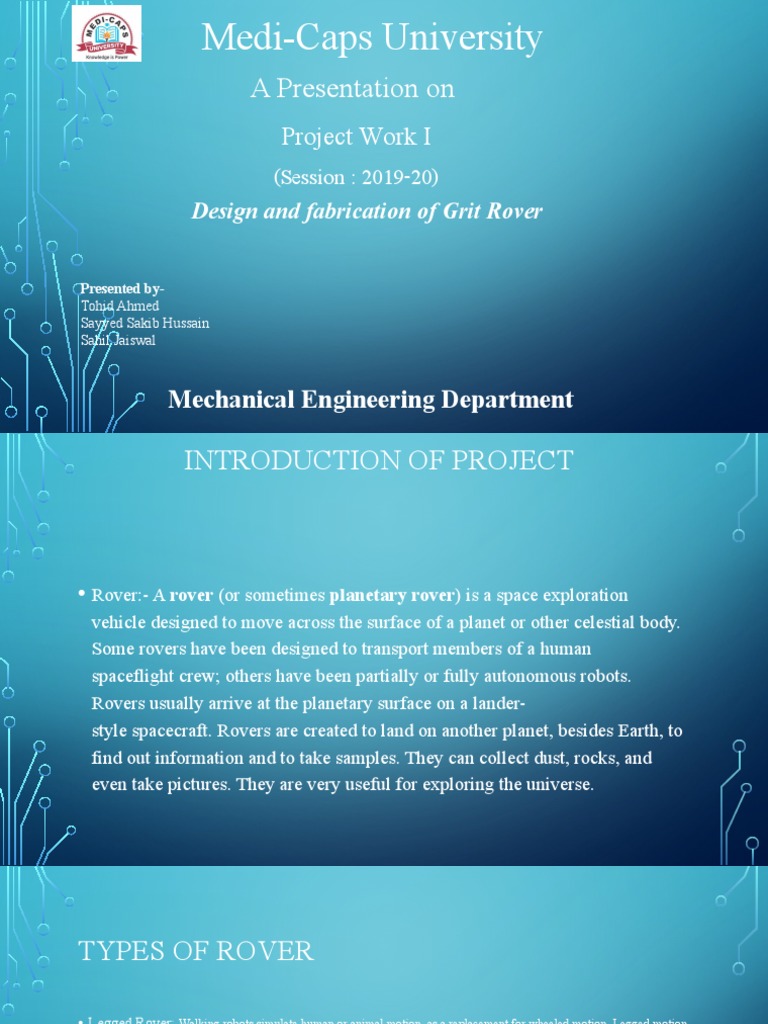 Greet Rover PDF Rover (Space Exploration) Flight