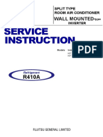Service Instruction: Wall Mounted