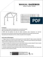 Manual de montagem gazebo