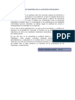 Foro 4 - Cuál Es El Enfoque Moderno de La Auditoria Financiera