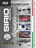 Sirio VHF Uhf 2016 PDF