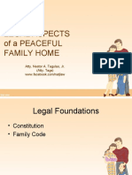 Legal Aspects of A Peaceful Family Home