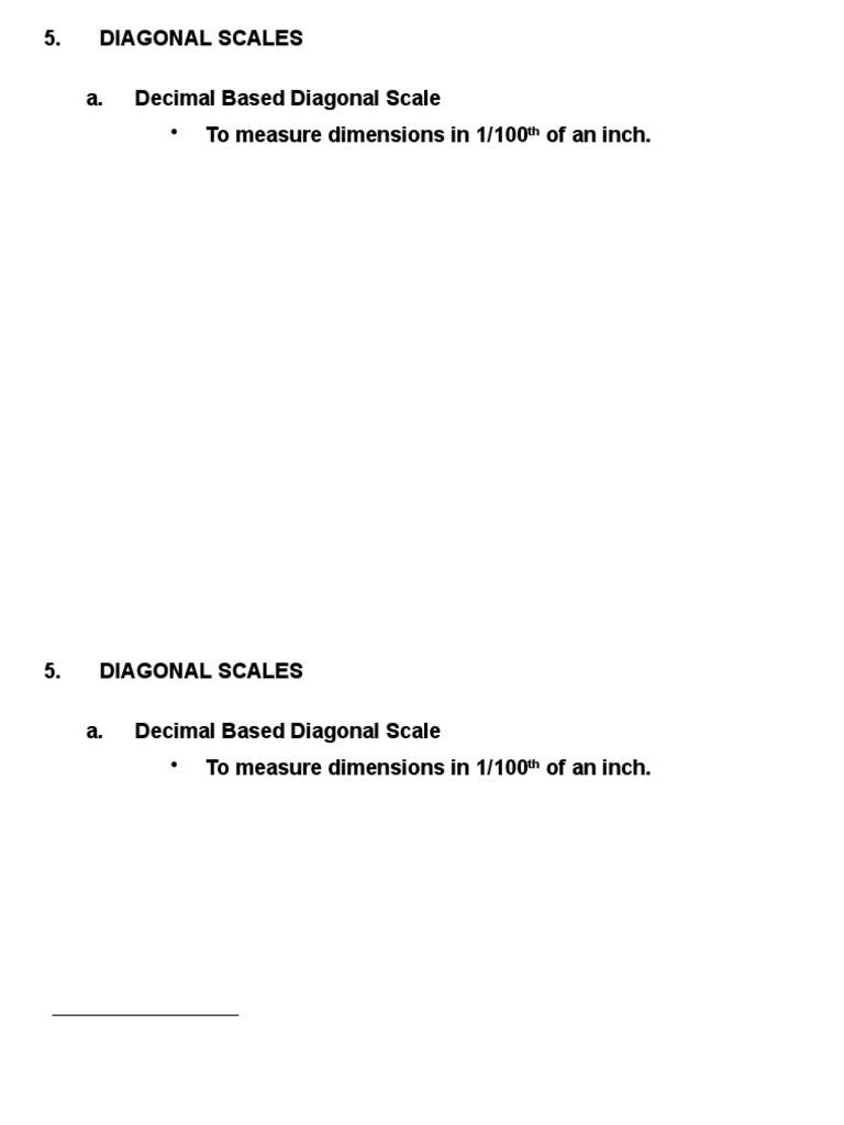 Diagonal Scales: Measurement Techniques | PDF | Teaching Mathematics ...