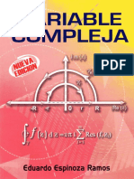 Variable Compleja, (Nueva Edición) - Eduardo Espinoza Ramos