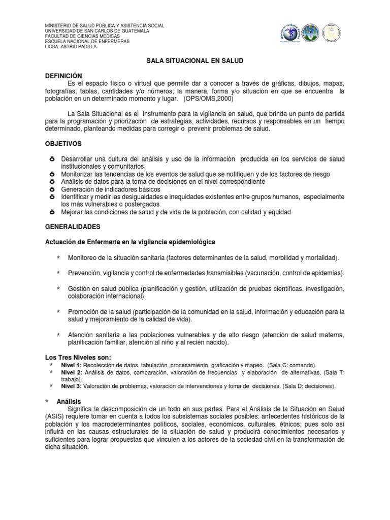 Técnica Completa Sala Situacional - 3 PDF | PDF | Población mundial |  Trabajo Social
