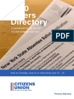 Citizens Union Voters Directory 2020 Primary 