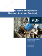 Removable Temporary Ground Anchor Booklet