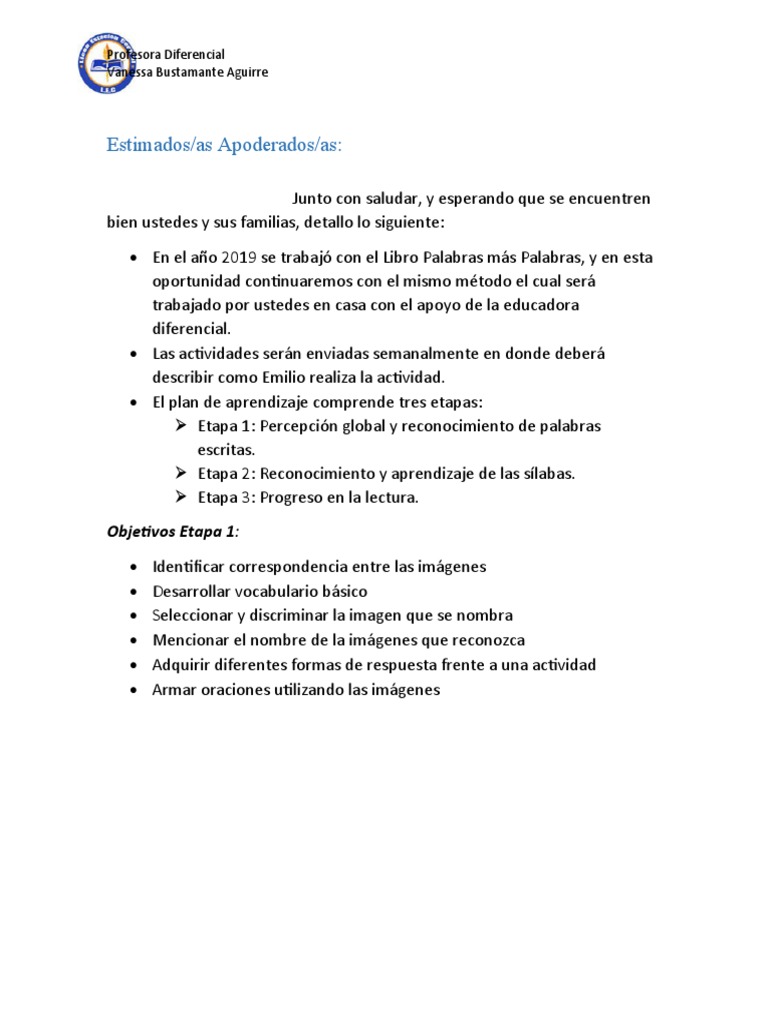 Actividad Emilio | PDF | Crecimiento personal y profesional | Artes del ...