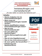 Sicherheitsfachkraft Praesentation