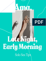 Ama-Late Night Early Morning - About Masturbation