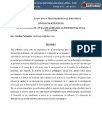 Importancia de la investigación para el profesional de la educación