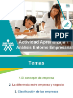 Presentación Act No 1 Clasificación de Empresa