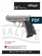 PPK-PPK/S Pistol: Safety & Instruction Manual