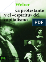 Max Weber - La Etica Protestante y El Espiritu Del Capitalismo PDF