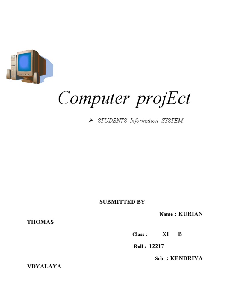 Student Information System PDF Information Age Computer Engineering