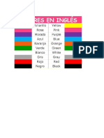 Los Colores en Ingles