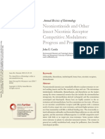 Neonicotinoids and Other Insect Nicotinic Receptor Competitive Modulators: Progress and Prospects