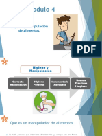 Modulo 4 Higiene y Manipulacion de Alimentos PDF