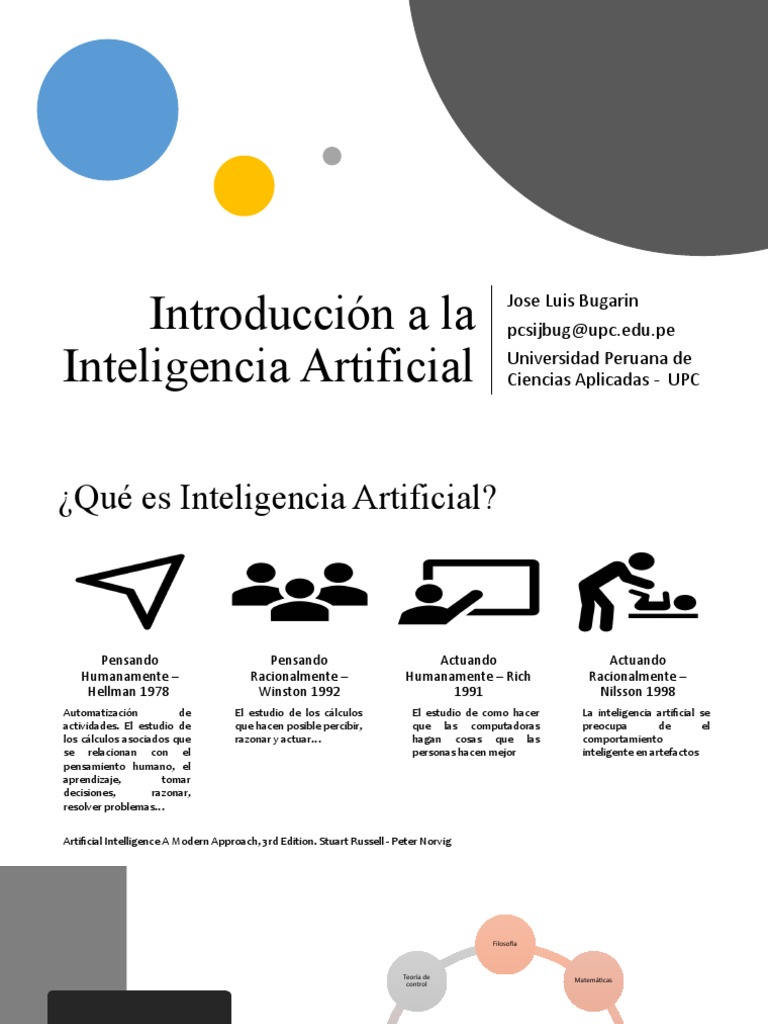 Introducción a la Inteligencia Artificial | PDF | Inteligencia ...