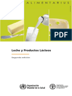 Leche y Productos Lácteos 2a Ed. - OMS, Codex Alimentarius PDF