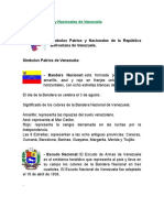 Símbolos Patrios y Nacionales de Venezuela