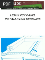PVC Ceiling Panel Installation Guide | PDF | Ceiling | Door