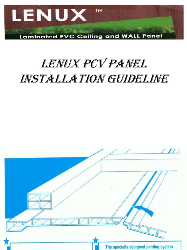 PVC Panel Installation Guidelines PDF