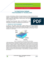 IF ENERGIE Mod3 Fonctionnement Technologies PV FR PDF