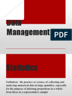 Data Management