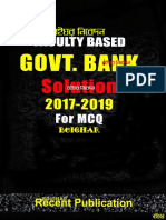 Faculty Based Govt. Bank Solution For MCQ 2017-2019 (MVS) (Boighar - Com)