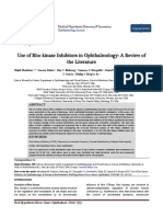 Use of Rho Kinase Inhibitors in Ophthalmology: A Review of The Literature