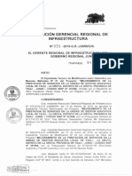 Resolucion Gerencial Regional de Infraestructura N 079-2019-GR-JUNIN GRI