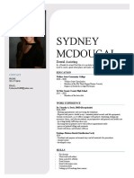 Sydney Mcdougal: Dental Assisting