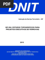 ISF-204 - Estudos Topográficos Projeto Executivo