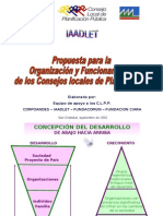 Organizacion y Funcionamiento de Los C L P P (MPD)