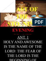 Feast of THE Sto. Niño: Evening Prayer II