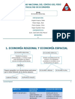 Economía Regional y Economía Espacial