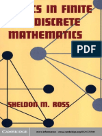 Topics in Finite and Discrete Mathematics - Sheldon M. Ross