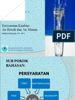 2a SYARAT FISIK-KIMIA BAKTERIOLOGIS-RADIOAKTIF AIR BERSIH