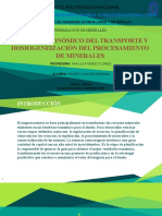 Transporte y Homogeneización