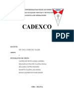Trabajo Cadexco 06 - 12 - 2019