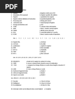 Match The Following Questions in Microprocessor