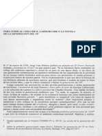 Para Subir Al Cielo de E. Lafourcade y La Novela de La Generación Del 50 PDF