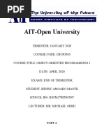 AIT-Open University: Part A