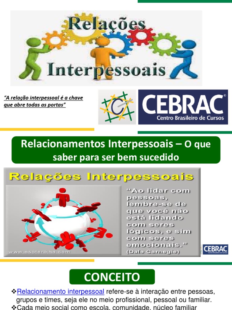 Dicas para Melhorar Relações Interpessoais | PDF | Motivação | Motivacional
