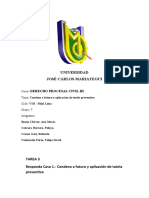 Derecho procesal civil III - Condena a futuro y tutela preventiva