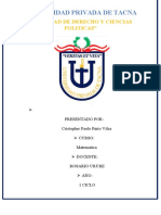 Trabajo Encargado de Matematica