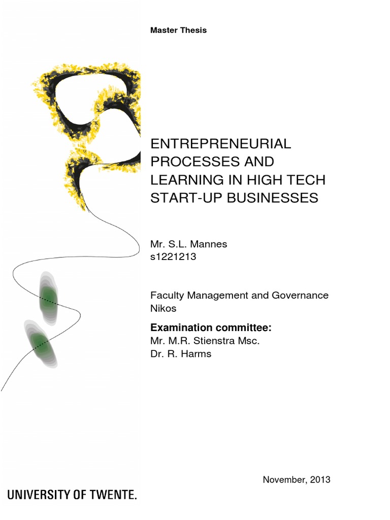 master thesis in entrepreneurship
