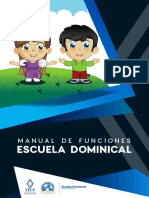 MANUAL DE FUNCIONES Escuela Dominical PDF