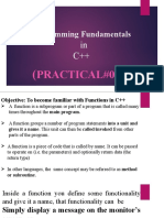Programming Fundamentals: Practical#07)
